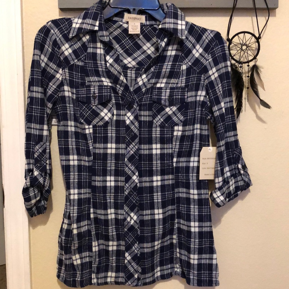 Navy Flannel